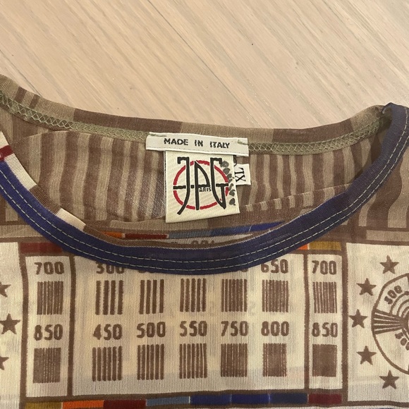 Jean Paul gaultier vintage and authentic mesh top - Picture 2 of 3